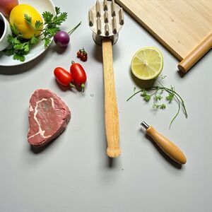 Vintage 2 Sided 9" Meat Tenderizer USA